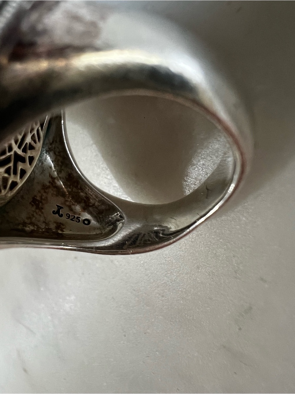 Vintage Judith Jack JJ 925 Sterling Silver Black Onyx Marcasite Art Deco Ring 7 - Picture 5 of 15